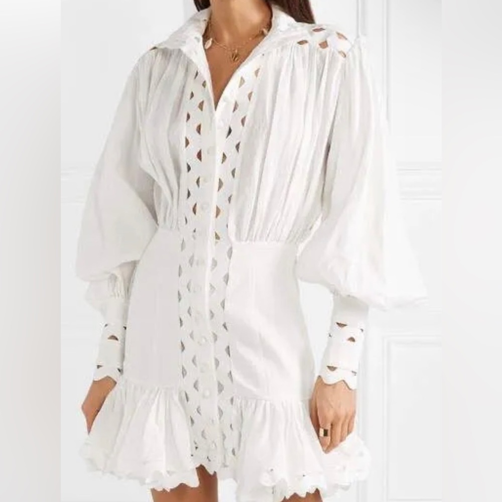 Zimmermann Ninety Six Wave Short Dress, Brand New - size 1 - SOLD OUT IN STORES - Picture 3 of 7